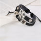 Wholesale Minimalistic Leather Bracelet with Simple Pull Cord for Daily Wear