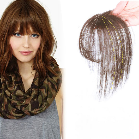 Clip In Bangs Wispy Bangs with Temples Hairpieces for Women  Braids 3D Hair Topper