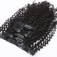 Kinky Curly Clip In Hair Extensions Human Hair for Black Women Brazilian Real Remy Hair 3C 4A Kinkys Curly