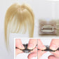 One Piece Clip In Hair Fringe 3D Hair Bangs Topper Human Real Hair Flat Bangs with Clips on Crown Wiglet Hairpieces for Women