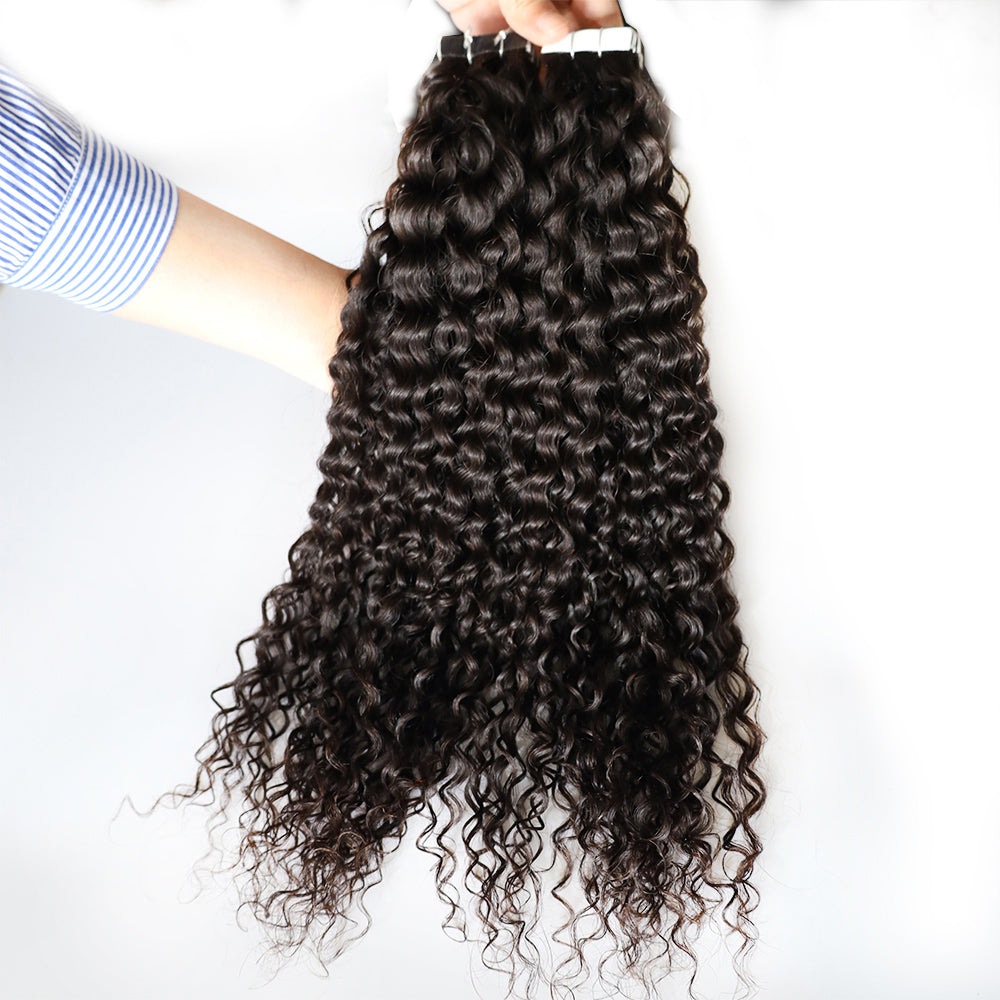 Curly Tape-ins hair extensions