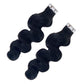 Natural Black Tape In Extensions for Black Women Human Hair Body Wave