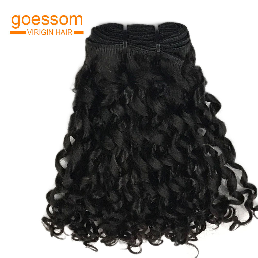 Curly Hair Extensions for Braids Wet and Wavy Human Hair Bundles Extensions for Black Woman