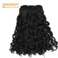 Human Hair Bundles Extensions for Black Woman Curly Hair Extensions for Braids Wet and Wavy